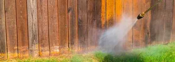 Timber Fence Cleaning
