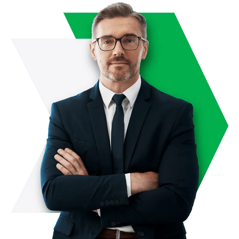 Business people in a meeting around a table.