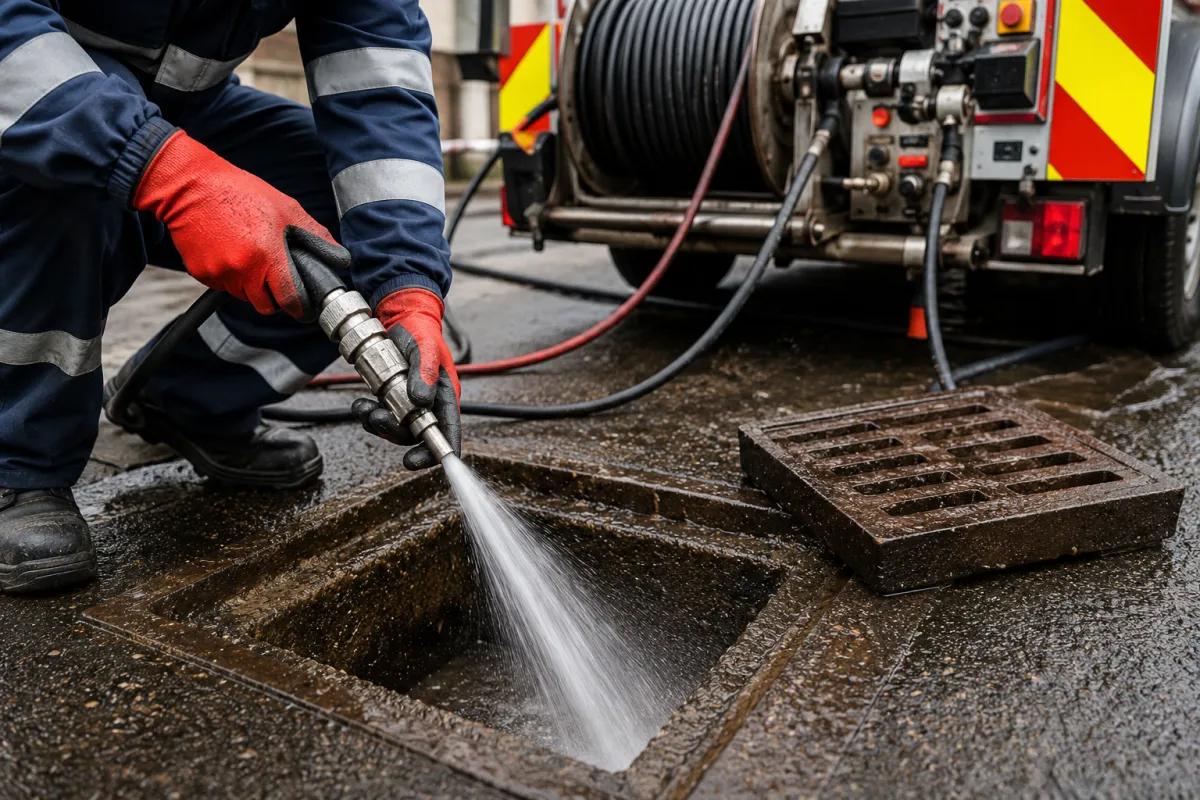 COMMERCIAL HIGH PRESSURE WATER JETTING
