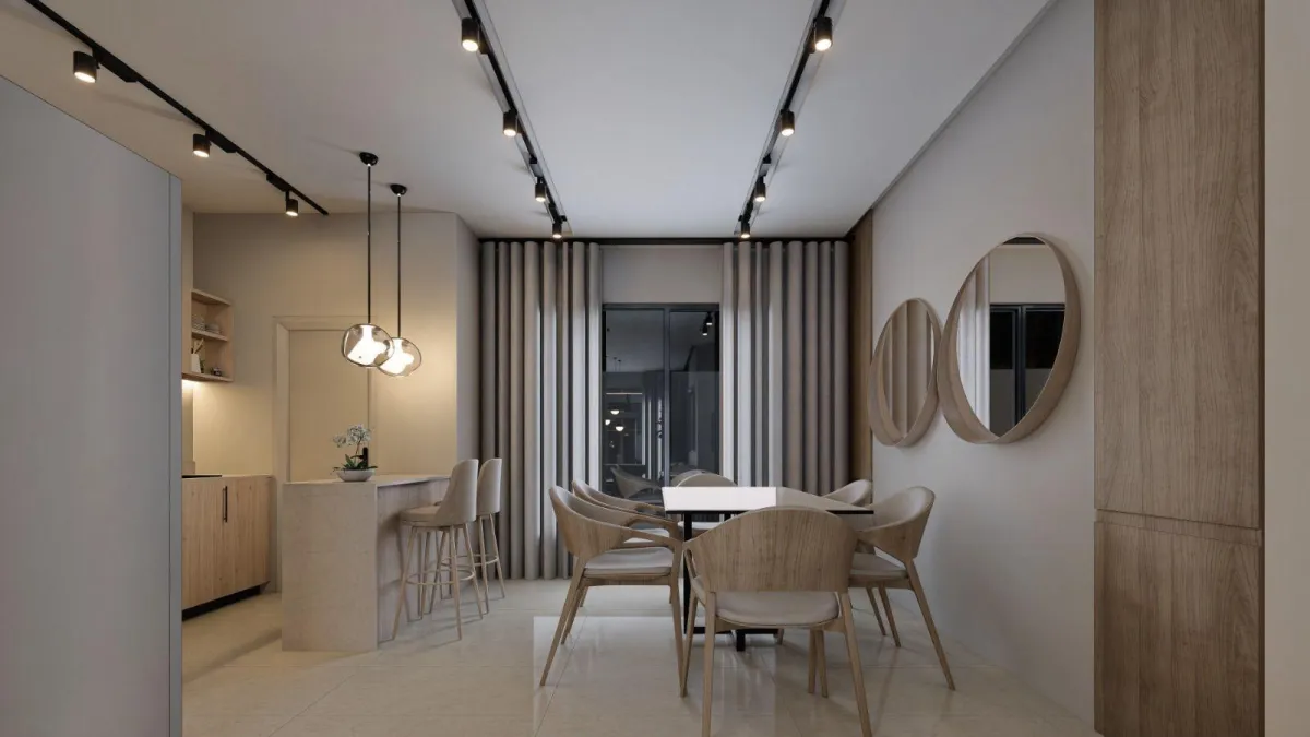 white kitchen room set