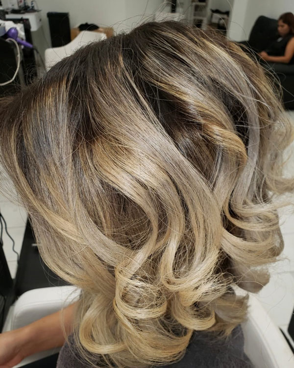 balayage at secrets beauty salon