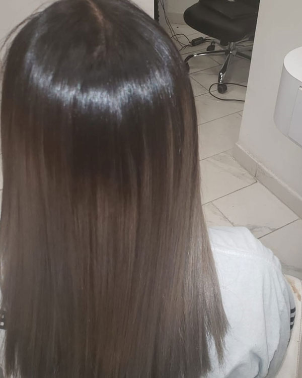 gray californian highlights at secret beauty salon