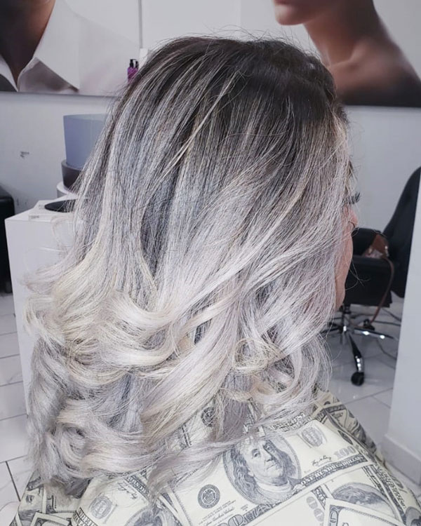 platinium balayage at secrets beauty salon