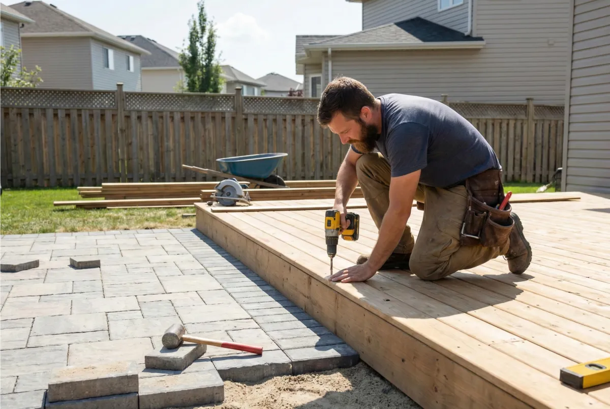 Deck and patio contractor website and SEO