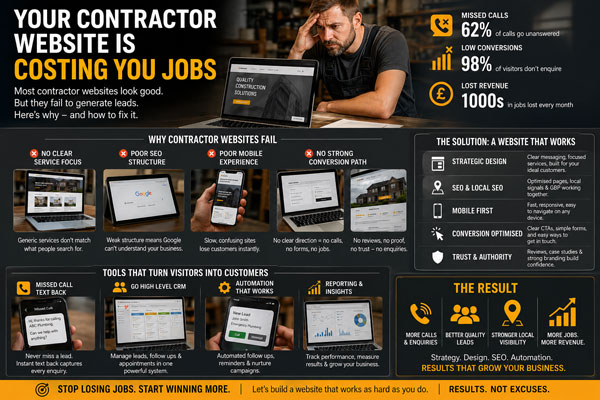 Your Contractor Website Is Costing You Jobs | How to Fix It
