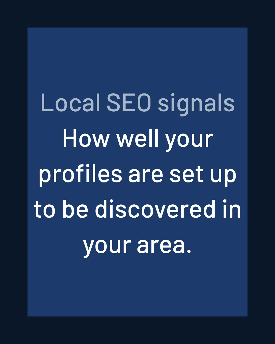 local seo signals