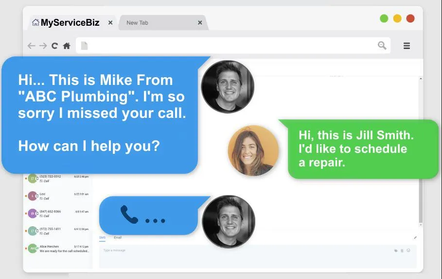 Missed call, no worries. we'll text and follow up.
