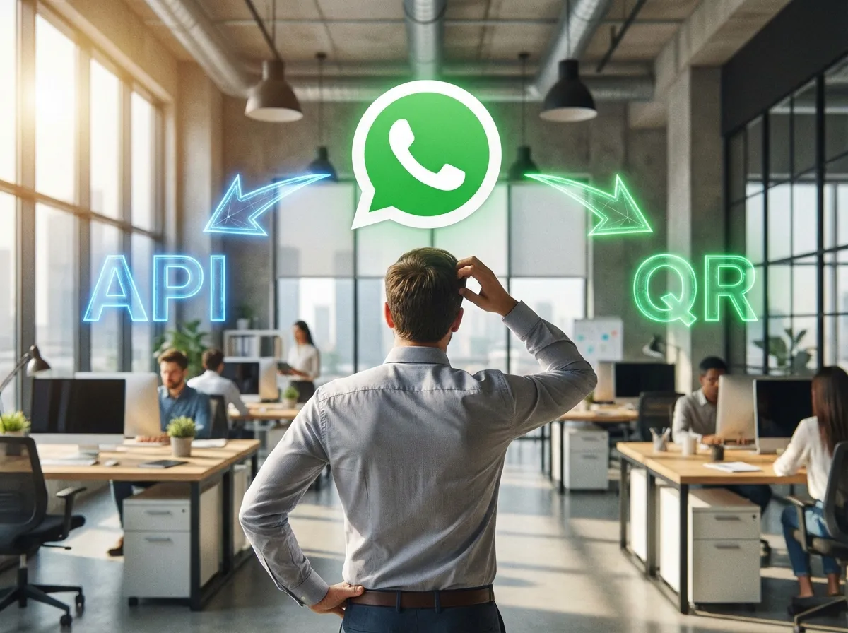 WhatsApp Business API vs conexión por QR: qué evaluar antes de migrar su plataforma