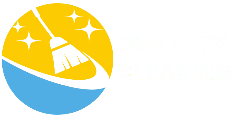 Sun city cleaning company logo