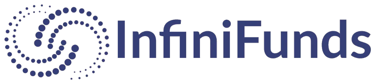 InfiniFunds logo with a stylized infinity symbol and the word InfiniFunds written below.