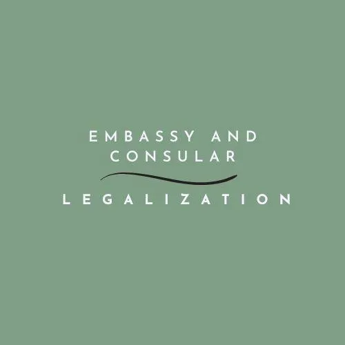 Embassy and consular legalization