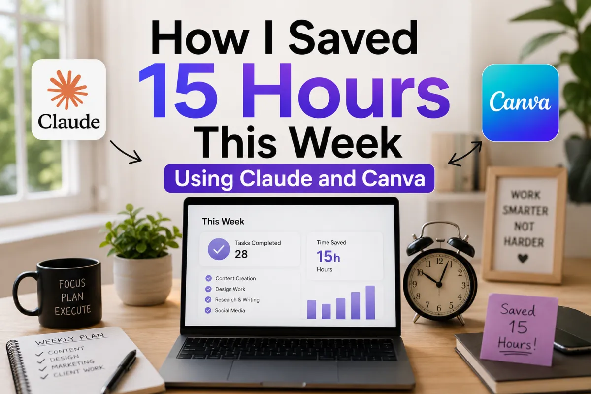 How I Saved 15 Hours This Week Using Claude and Canva