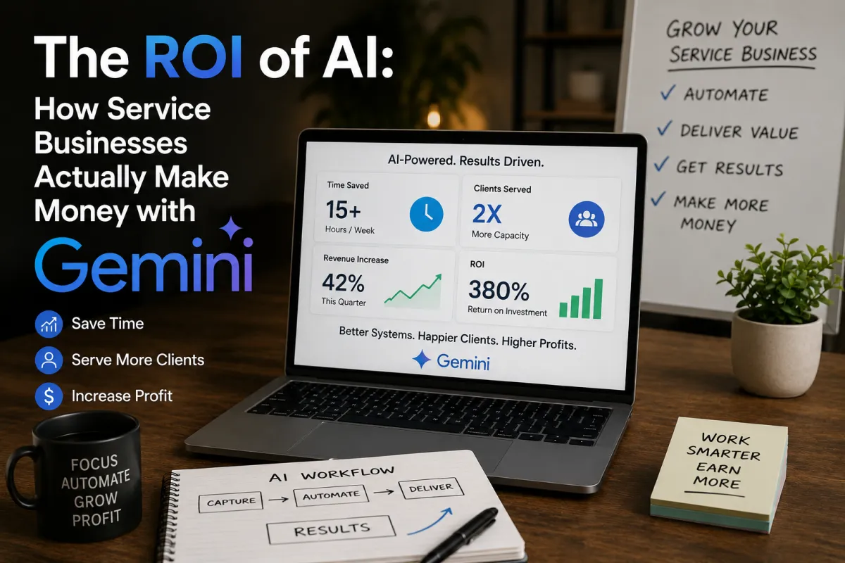The ROI of AI: How Service Businesses Actually Make Money with Gemini