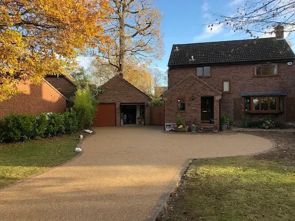 Resin patio and pathway project in Essex