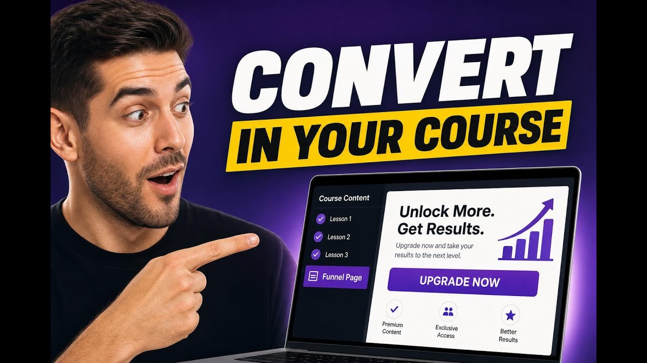 Add Funnel Pages to Your Course for Upsells and Lead Capture