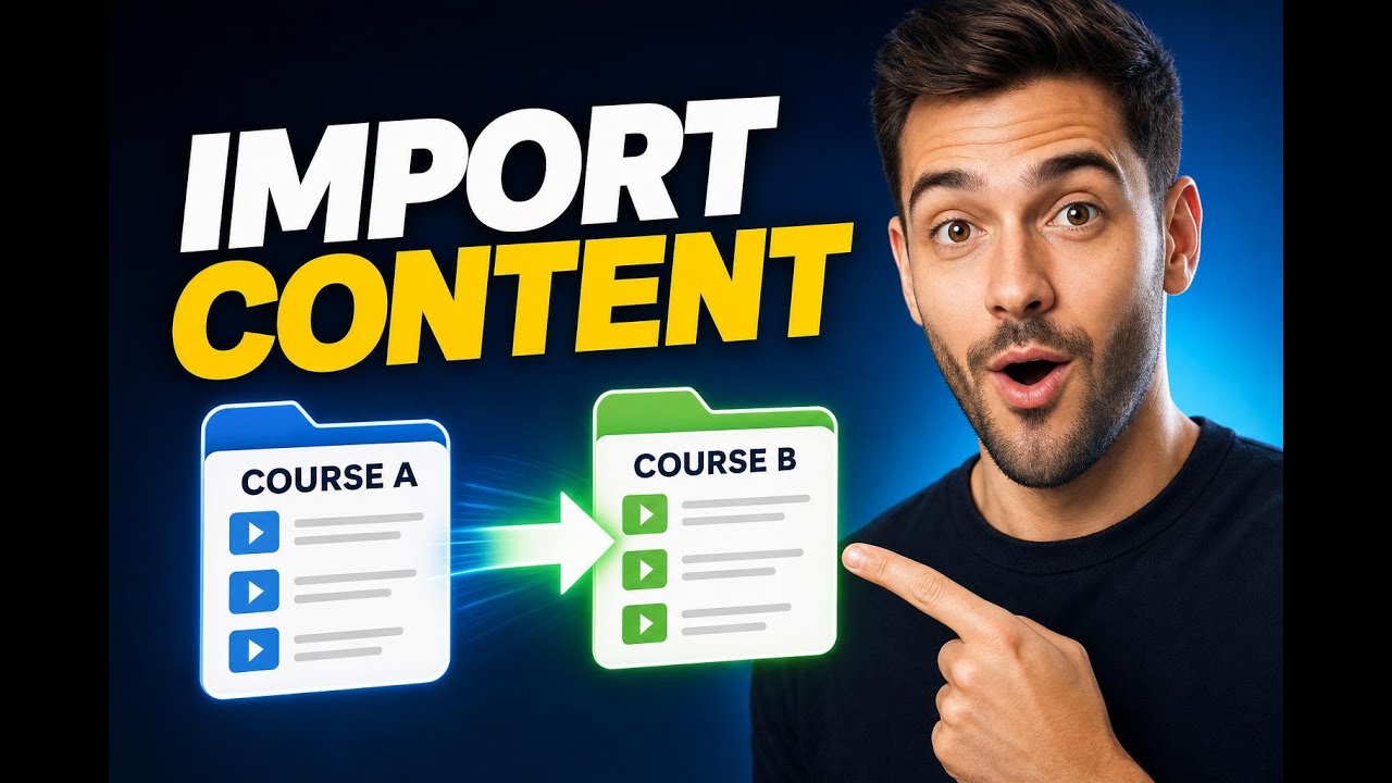 Import Course Content From Another Course in Minutes