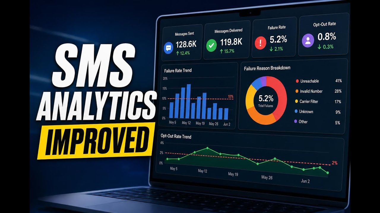 Improve SMS Deliverability with the New Messaging Analytics