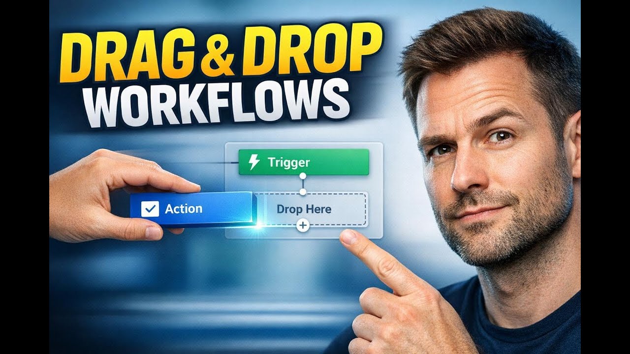 Drag-and-drop workflow builder: faster builds, fewer errors