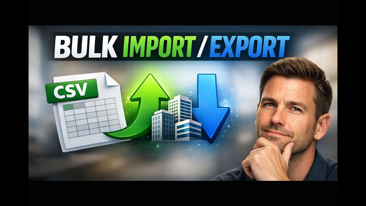 Bulk import and export companies in your CRM using CSV