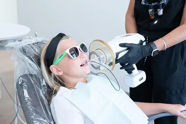 Nomad™ X-Ray Gun Using by Dentist At Towne Centre