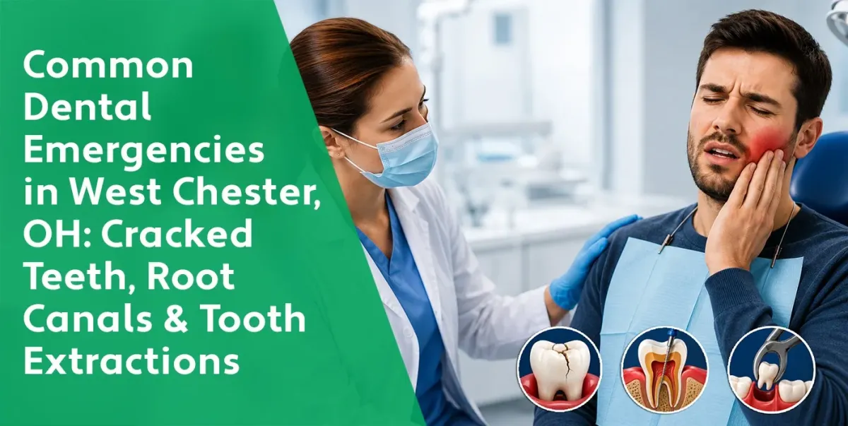Cracked Tooth, Severe Tooth Pain or Knocked-Out Tooth? Visit an Emergency Dentist in West Chester, OH