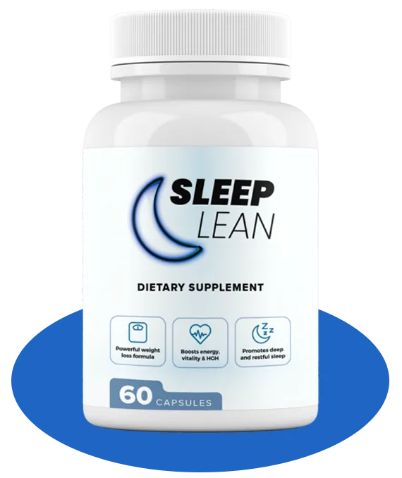 Sleep Lean 60 capsules for weight loss support, promoting better sleep and aiding in weight management.