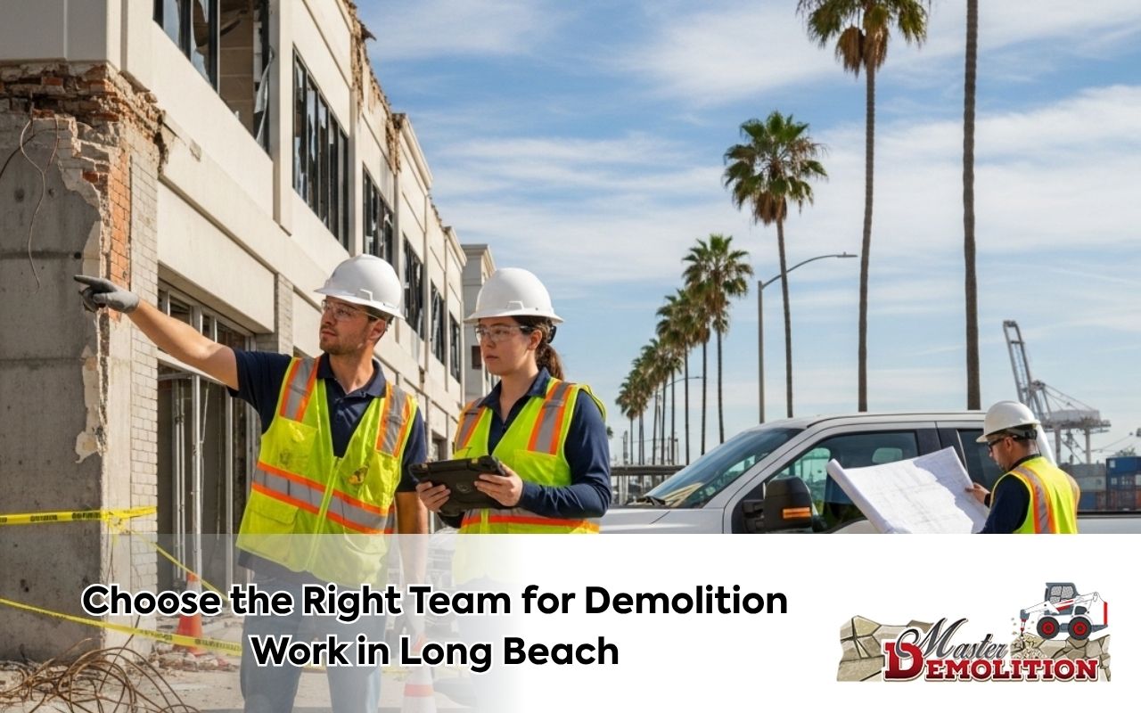 Team review before you hire a demolition company in Long Beach