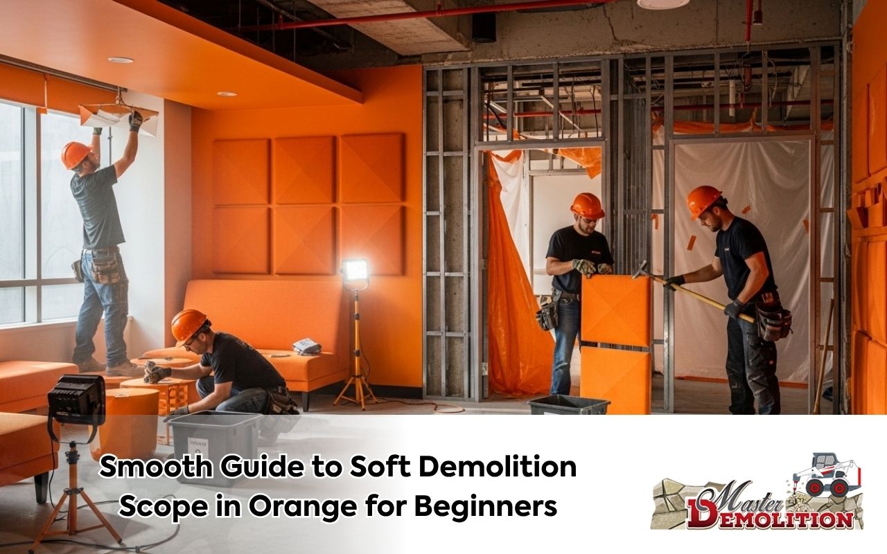 soft demolition scope in Orange during careful interior removal work