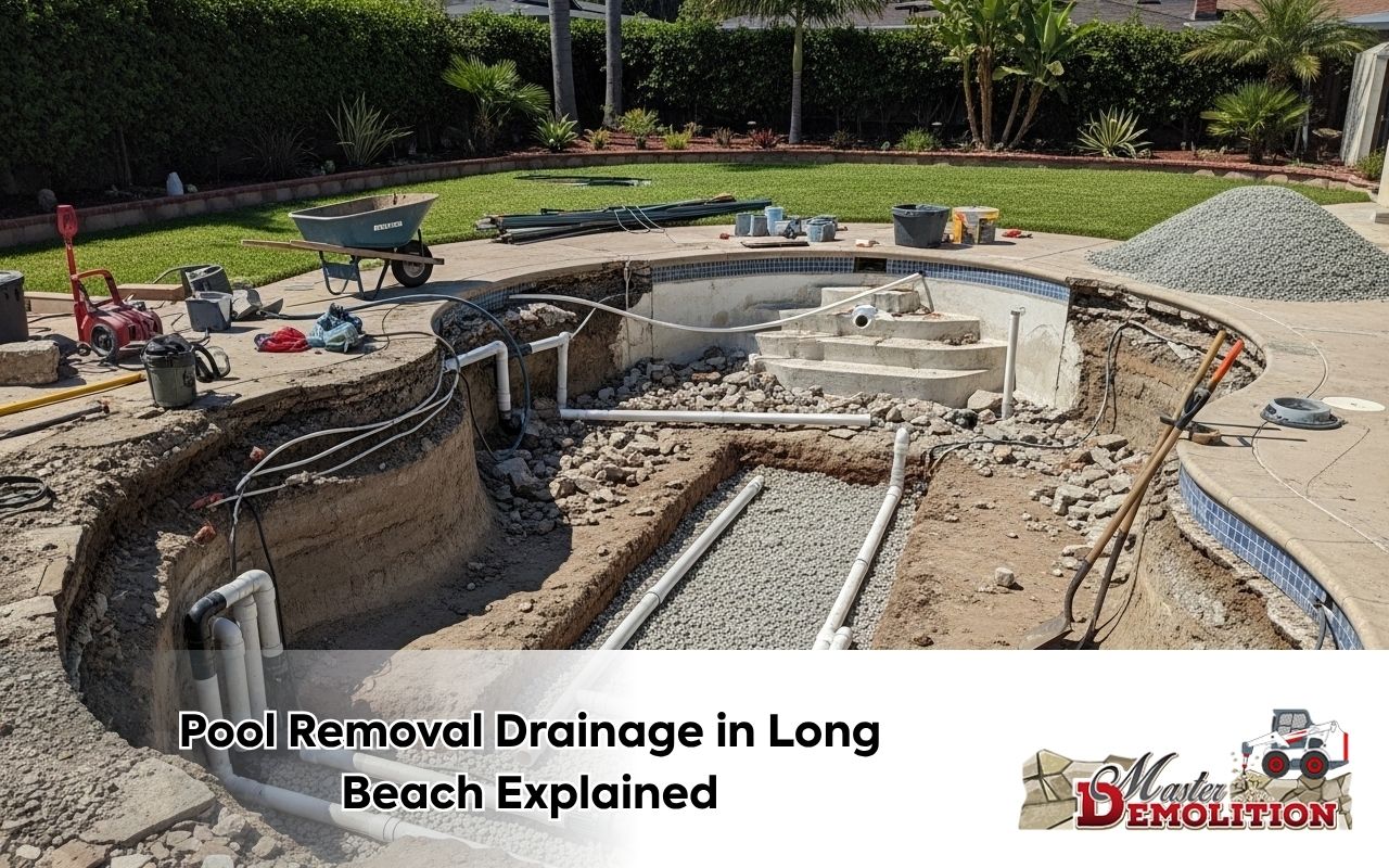 Pool Removal Drainage in Long Beach Explained