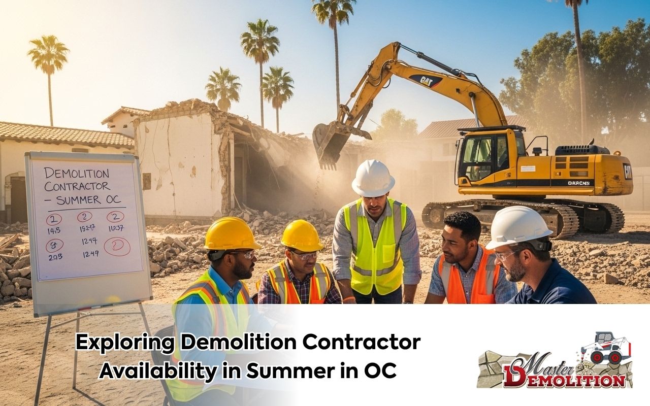 Exploring Demolition Contractor Availability in Summer in OC