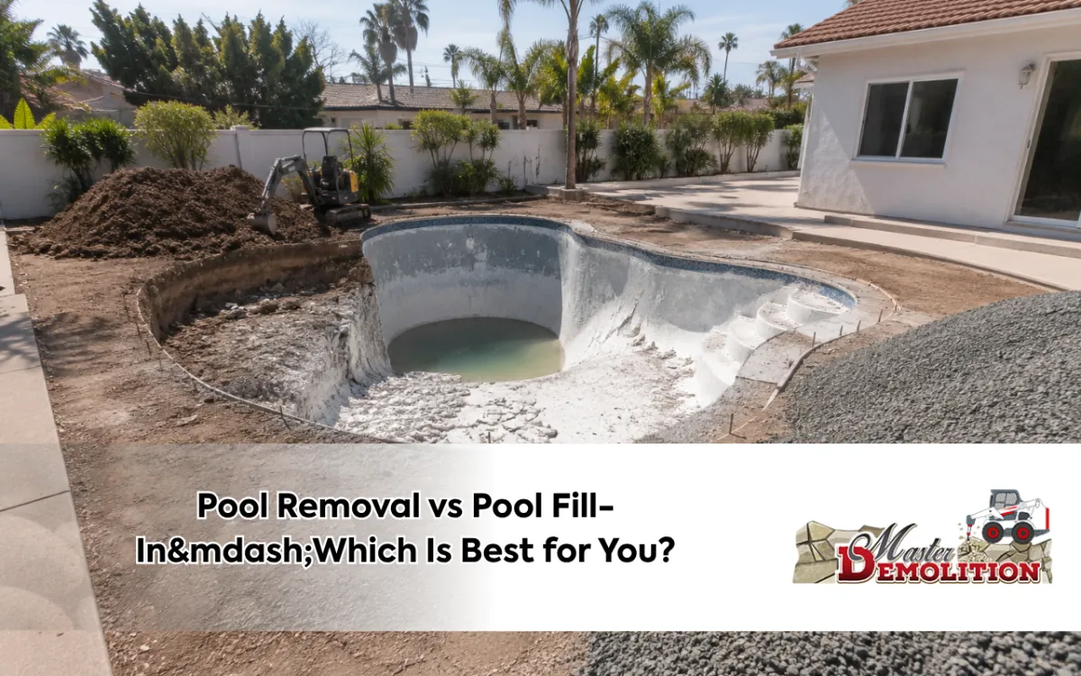  Pool Removal vs Pool Fill-In Guide in Long Beach, CA