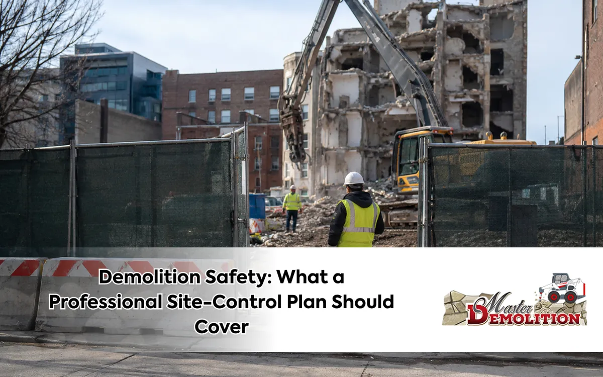 Demolition Safety: What a Professional Site-Control Plan Should Cover