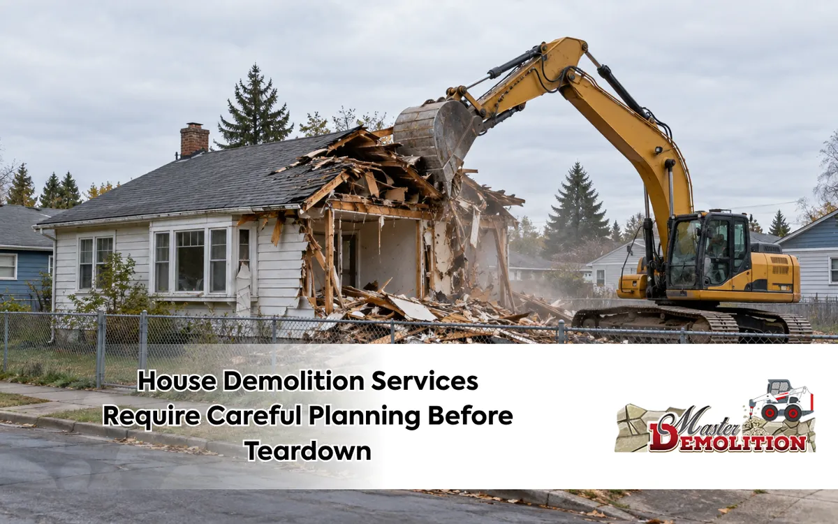 House Demolition Services Require Careful Planning Before Teardown