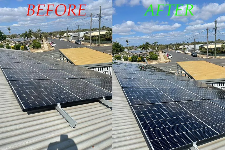 Bundaberg solar panel cleaning