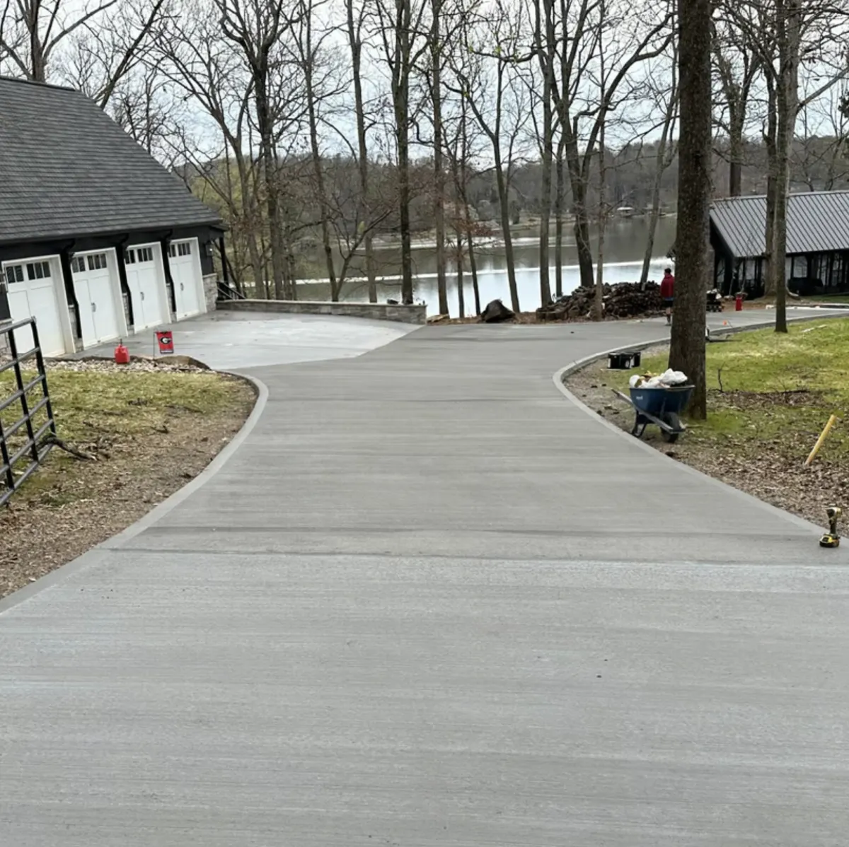 long driveway job in Knox County, Tennessee - Focus Construction TN.