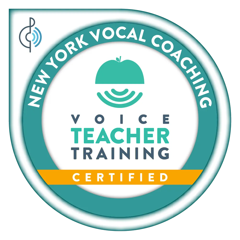 Voice Teacher Certification Badge from New York Vocal Coaching