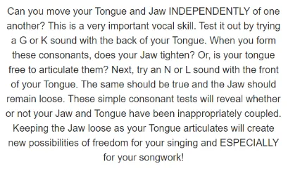 Tongue & Jaw