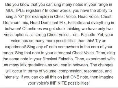 Vocal Registers