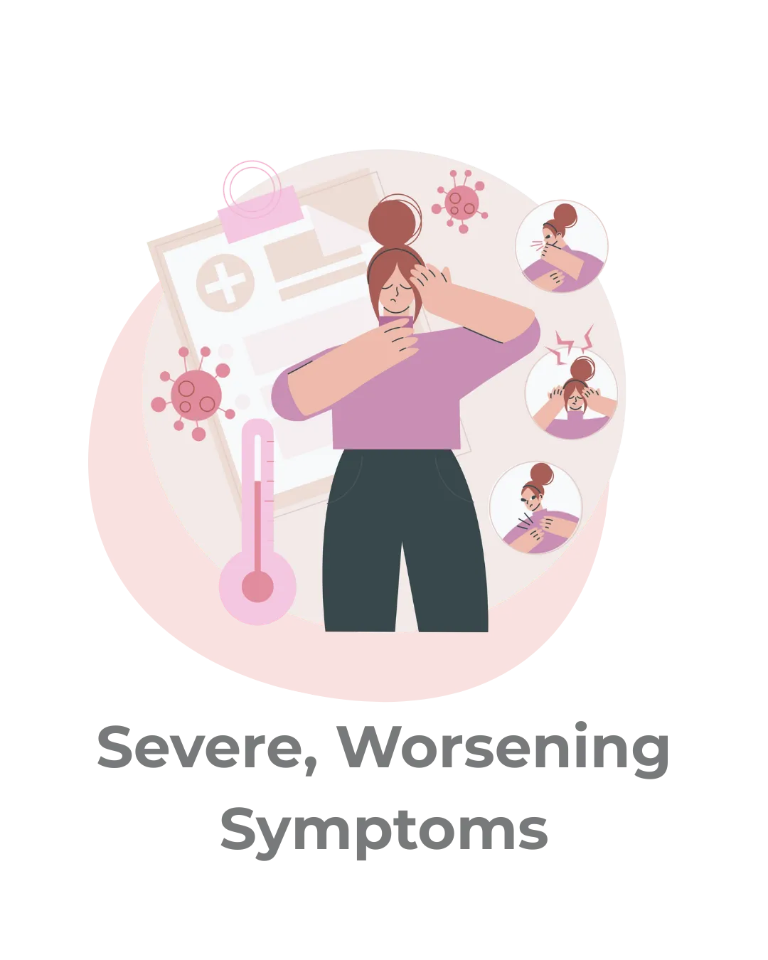 worsening neuropathy symptoms with fever and increased pain