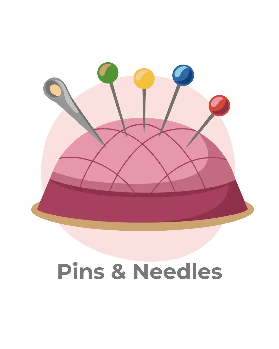 pins and needles sensation icon for neuropathy