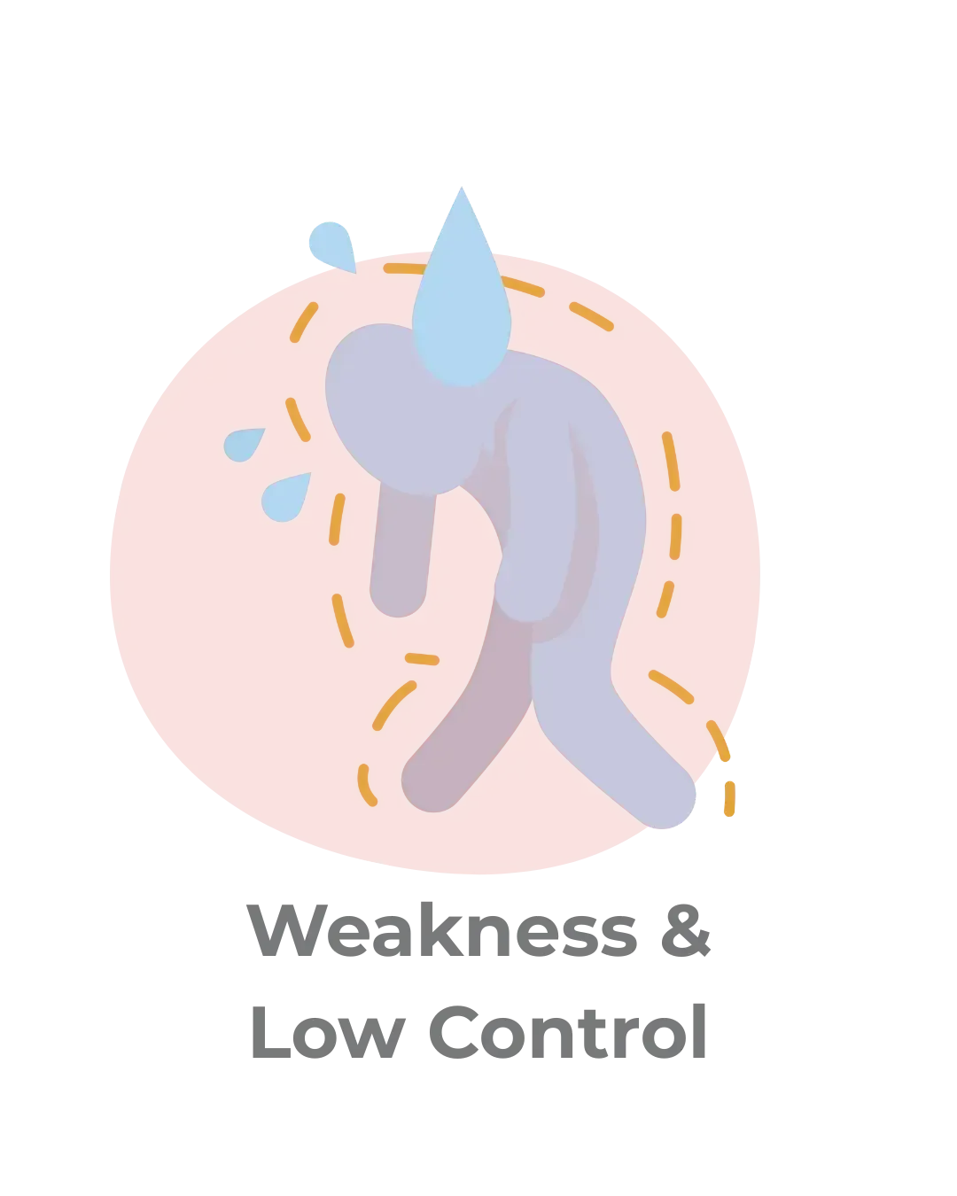 leg weakness and reduced muscle control from neuropathy