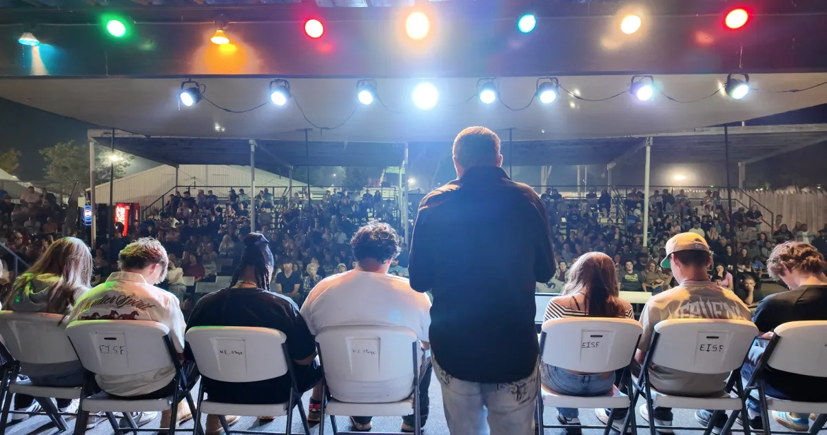 Richard Barker performing comedy hypnosis show in London – best comedy hypnotist UK