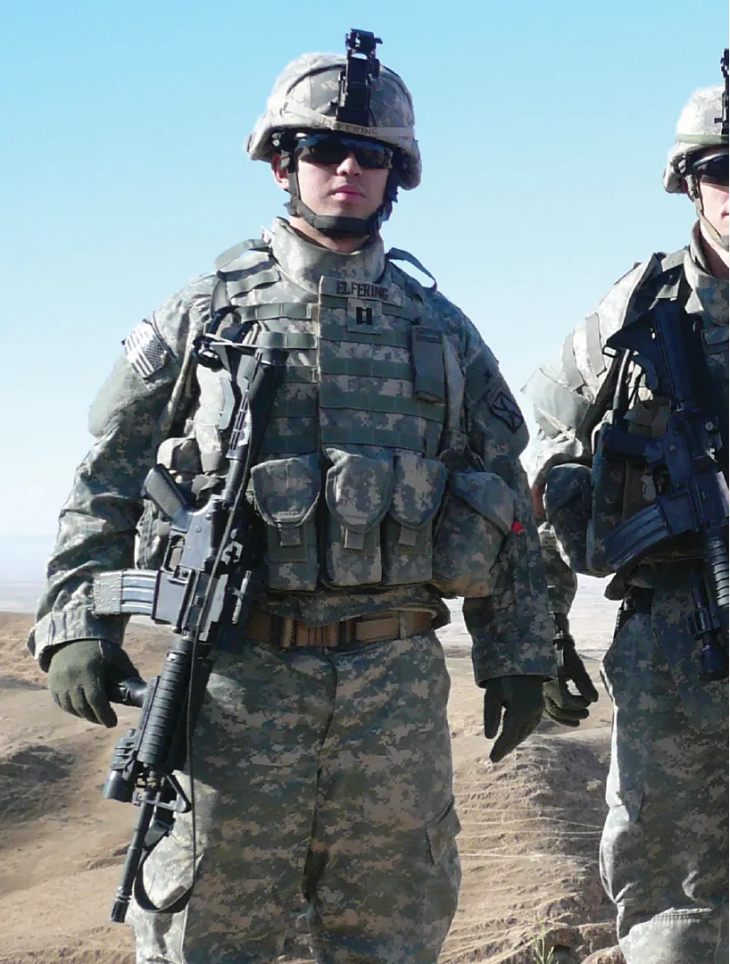 Chris in the Army