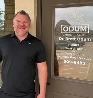Dr. Brett Odum, chiropractor at Odum Chiropractic Clinic in Edmond, OK