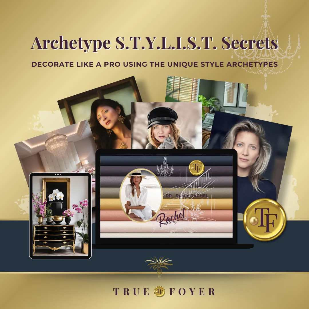 True Foyer - Archetype Infographic featuring female archetypes