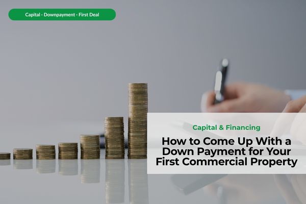 How to Come Up With a Down Payment for Your First Commercial Property