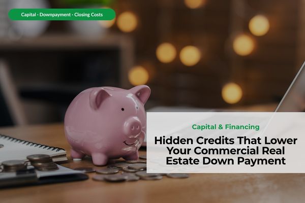 The Hidden Credits That Lower Your Commercial Real Estate Down Payment at Closing