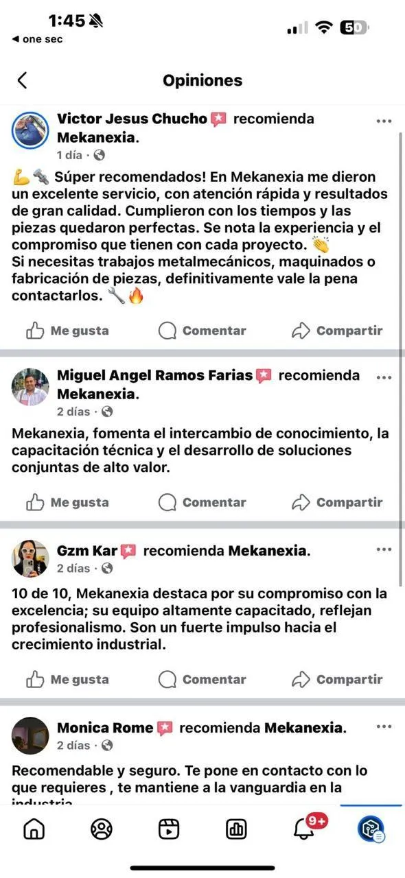 testimonios mekanexia