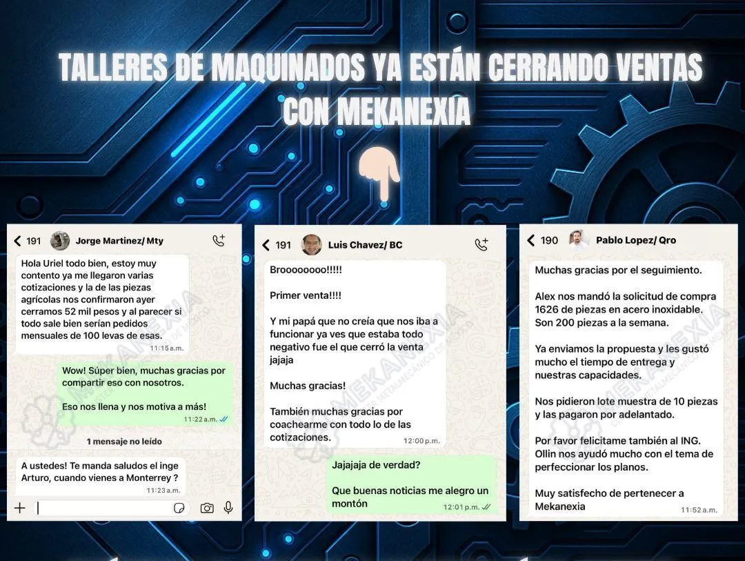 testimonios mekanexia