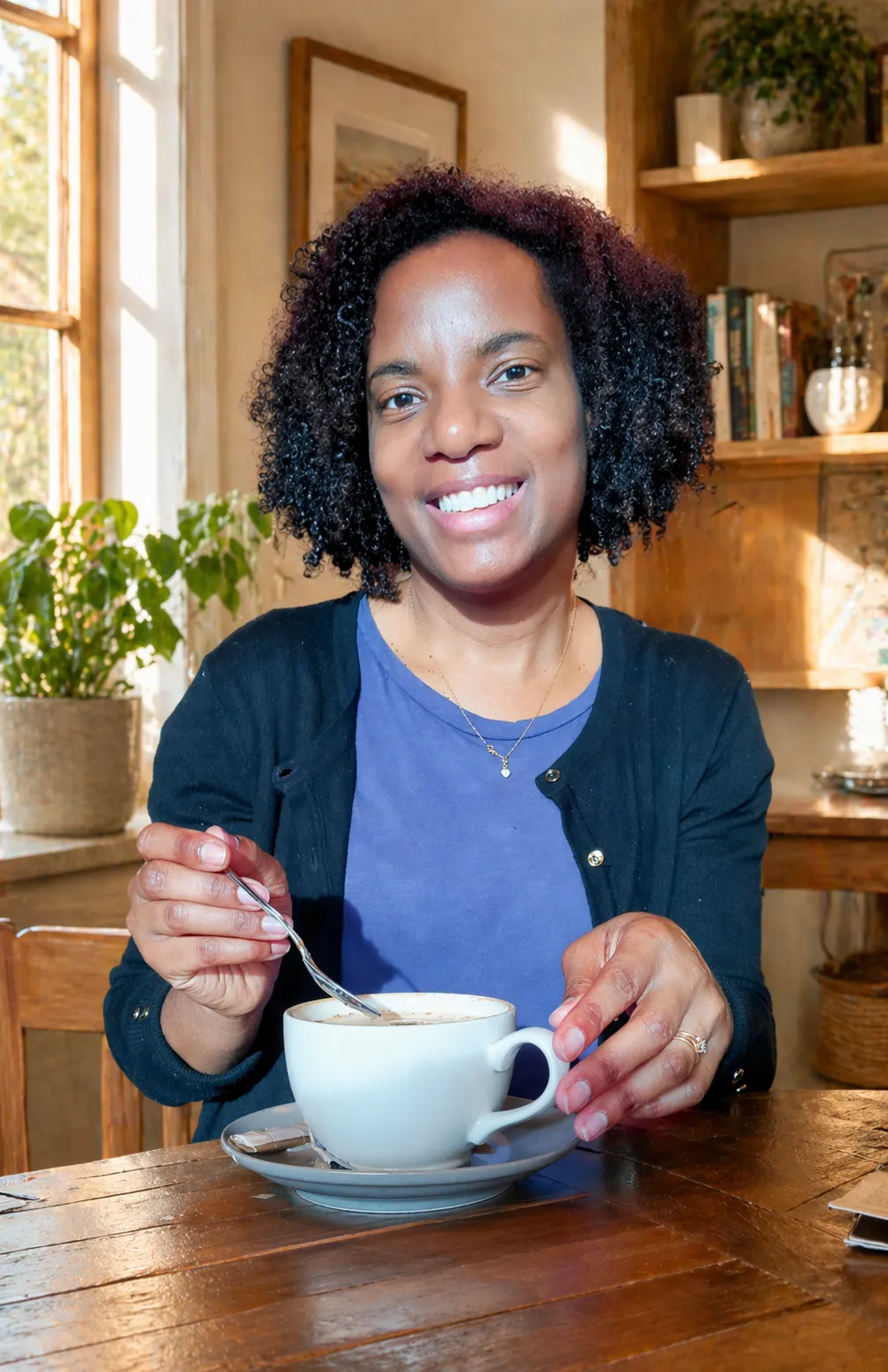 Carole D. Monteiro — founder of Mindful Tea Break®, midlife motherhood coach